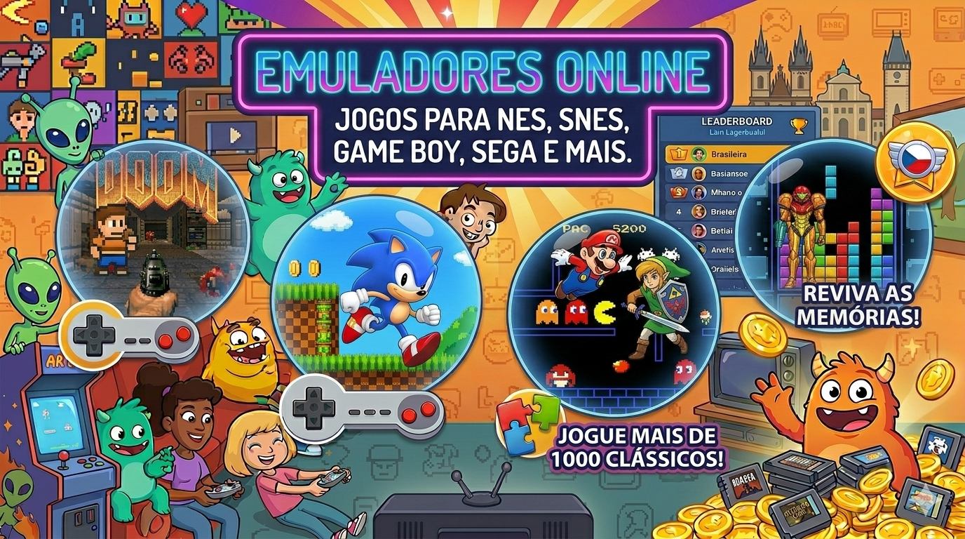 🌍Emuladores jogos online
