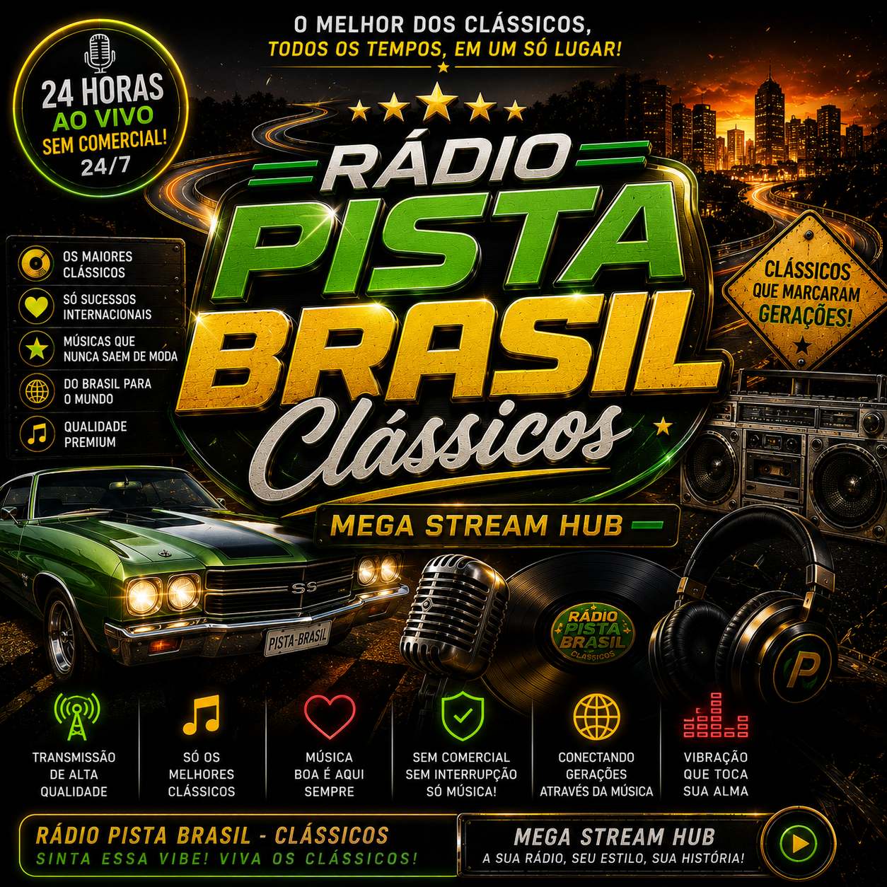 📻Pista Brasil Clássicos