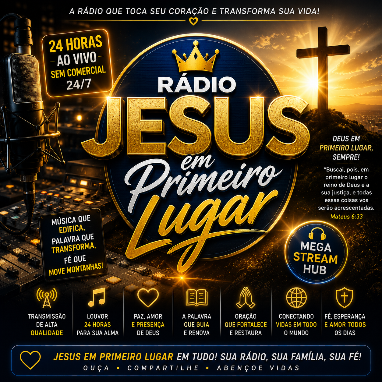 📻Jesus Primeiro Lugar 